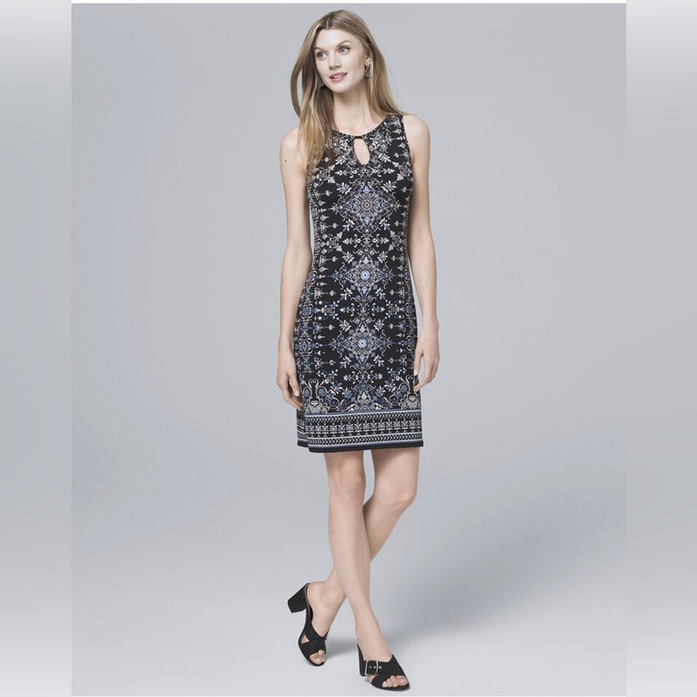 White House Black market printed dress